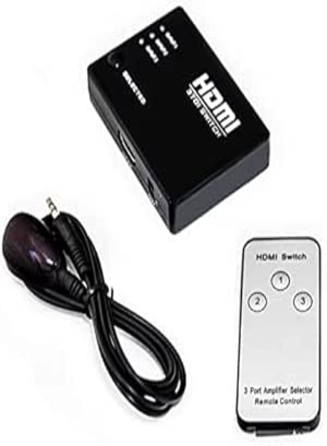 Retail 3 Port HDMI Switch Splitter with Remote Control